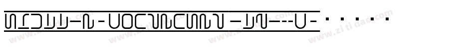 Shuttle-Condensed Italic字体转换